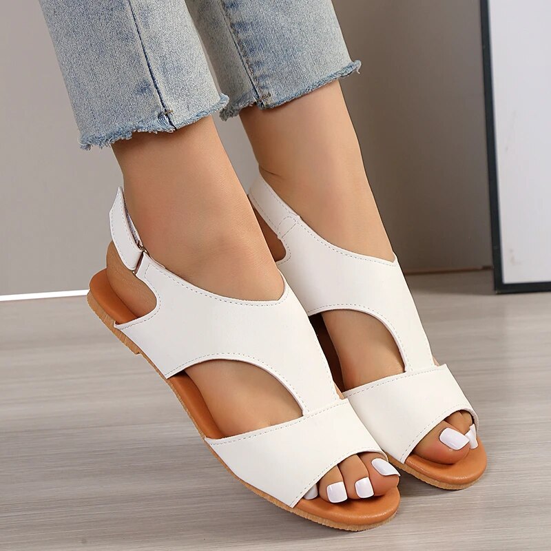 Minimalistiske Sandaler med Justerbar Rem