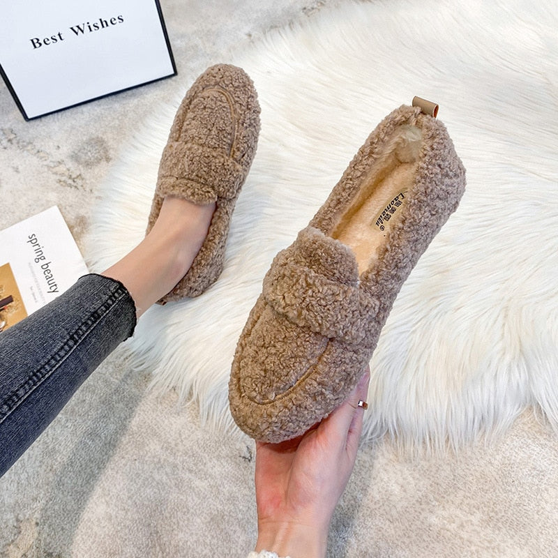 Kvinder Slip-On Sko – Blød Tekstureret Overdel, Komfortabel Stil-81909-083b75be-60c7-42dd-bdf8-a0dcebcd578f