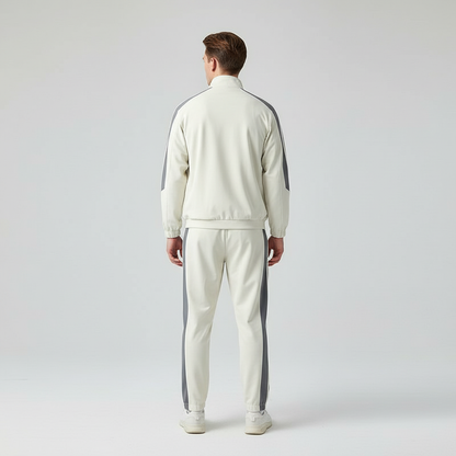 Essential træningsdragt med kontraststriber