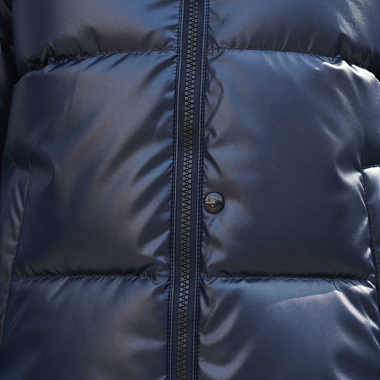 Jasmine Elegant højglans pufferjakke