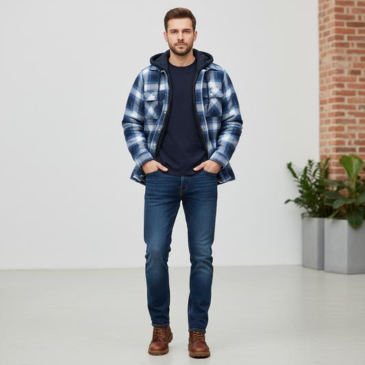 Casual SkjorteJakke | Quiltet Foring | Vinter