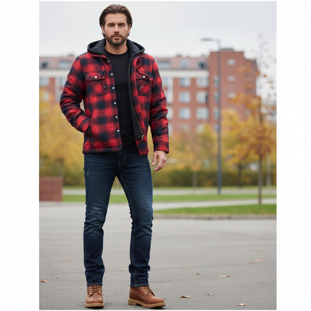 Casual SkjorteJakke | Quiltet Foring | Vinter