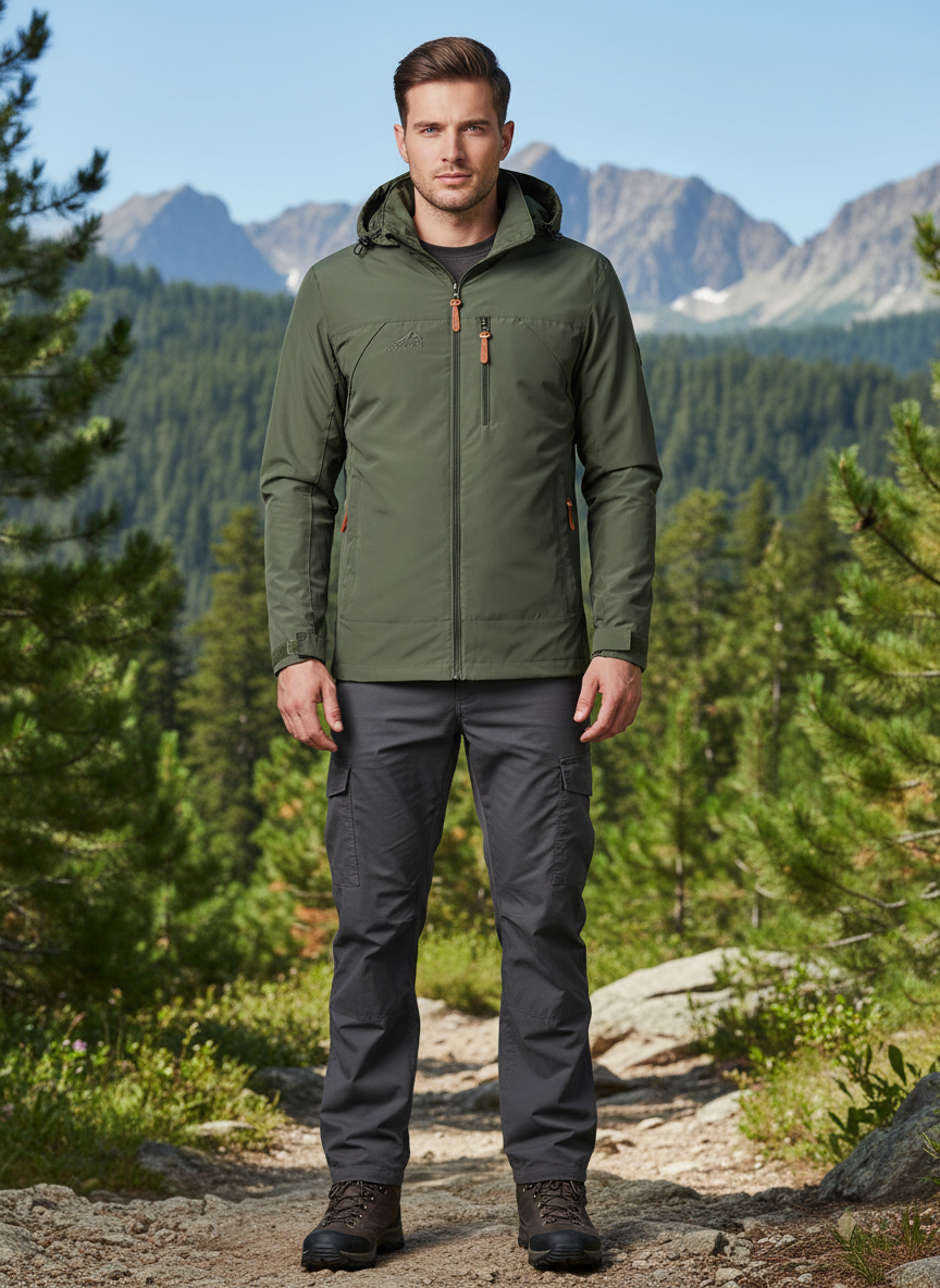 Athletic Outdoor Jakke | Vandafvisende | Helårsbrug