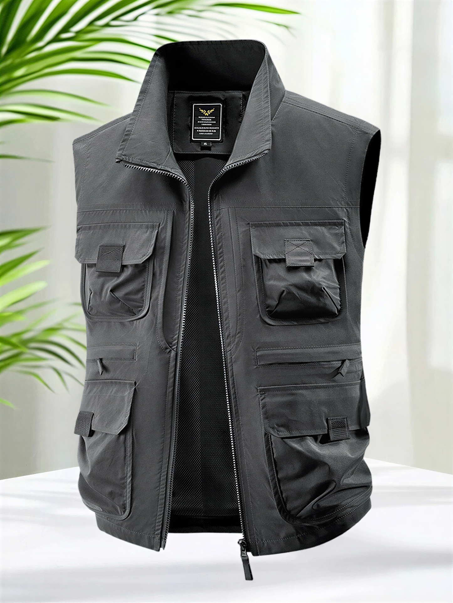 Praktisk Outdoor Vest | Mange Lommer | Helårsbrug