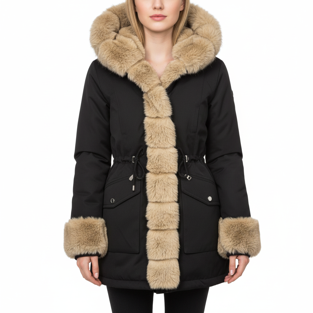 Vinterparka | Varm Faux Fur | Casual Stil