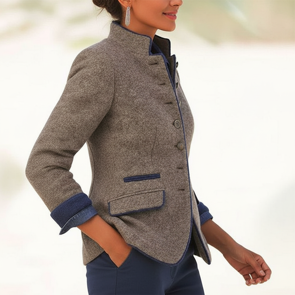 Annika Blazer | Elegant Uldblanding | Hverdag & Business Casual