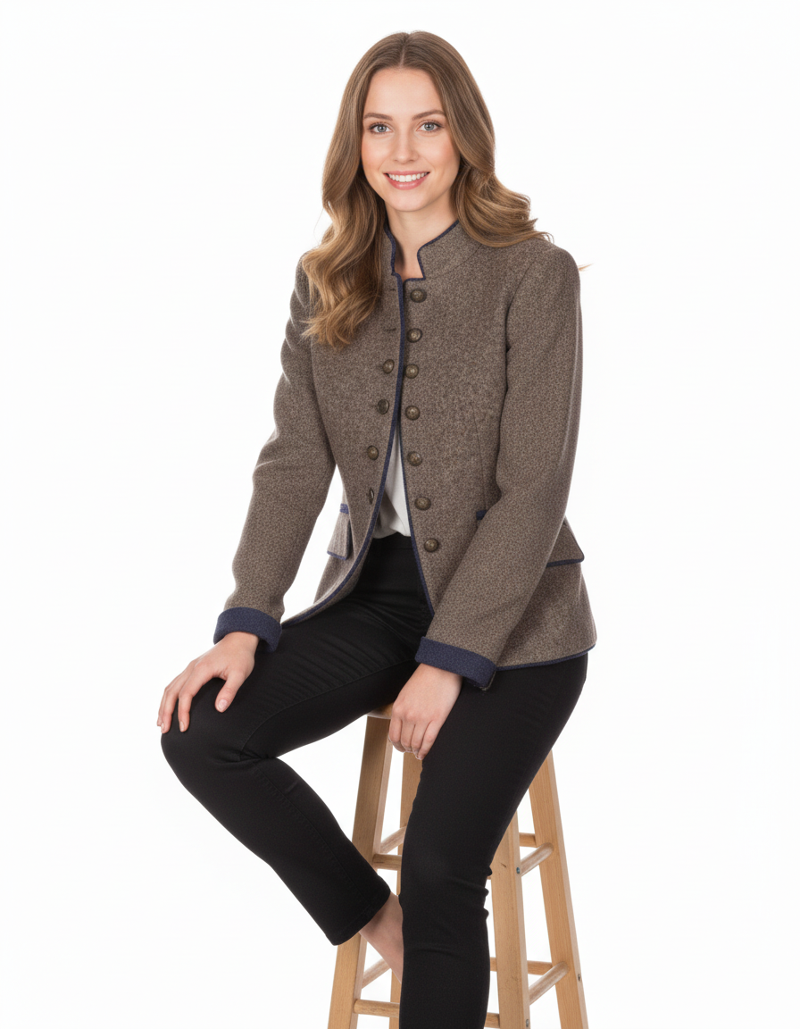 Annika Blazer | Elegant Uldblanding | Hverdag & Business Casual