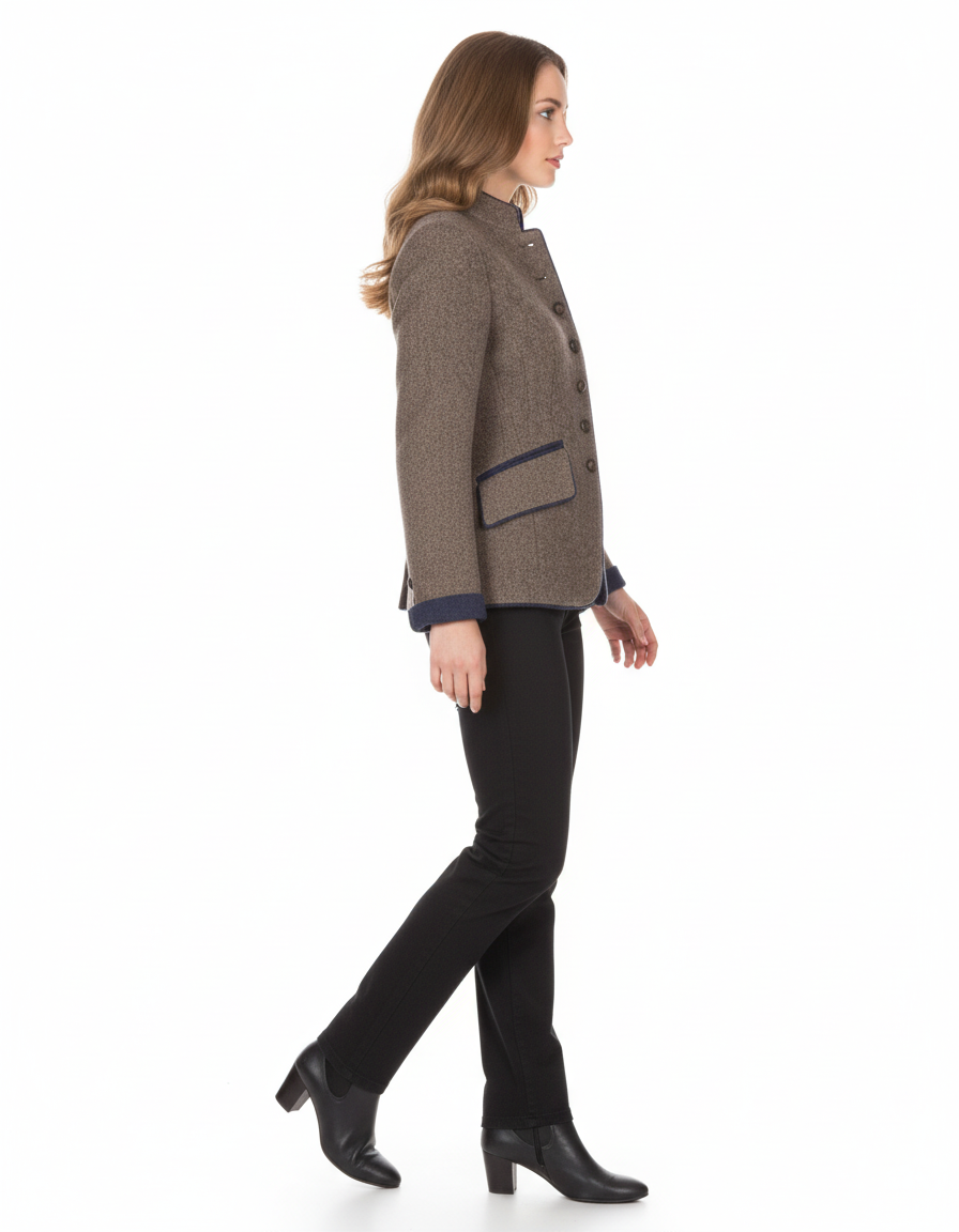 Annika Blazer | Elegant Uldblanding | Hverdag & Business Casual