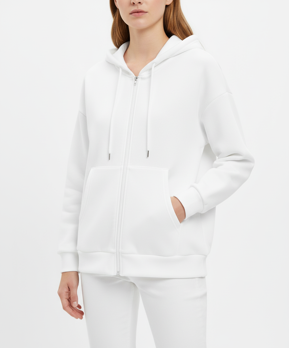 Afslappet Hættetrøje | Lynlås Design | Helårsbrug