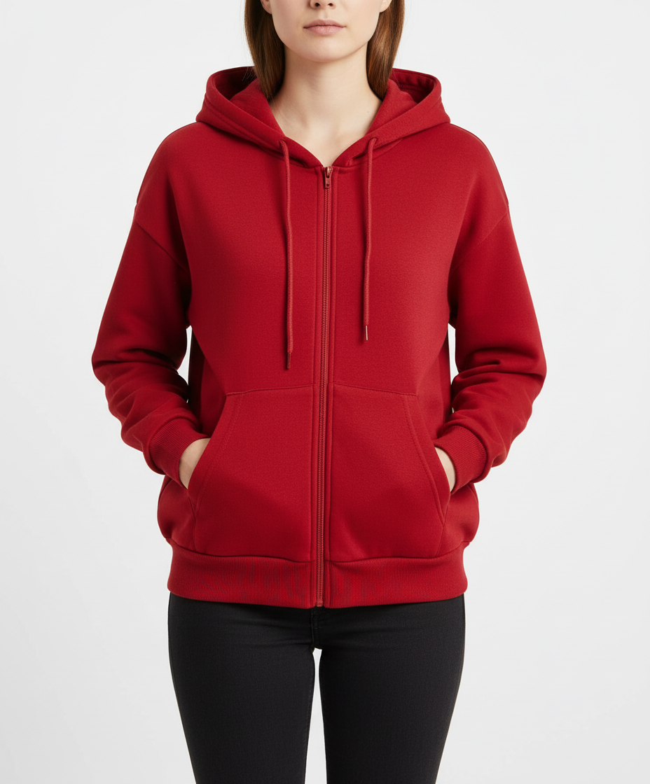 Afslappet Hættetrøje | Lynlås Design | Helårsbrug