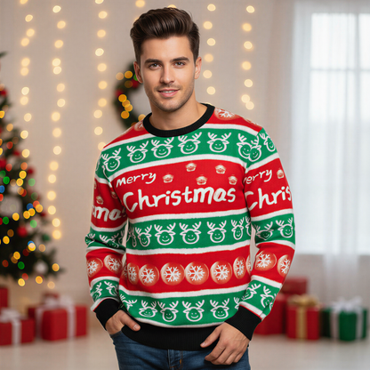 Sjov Jule Sweatshirt | Humoristisk Juleprint | Afslappet Julepåklædning