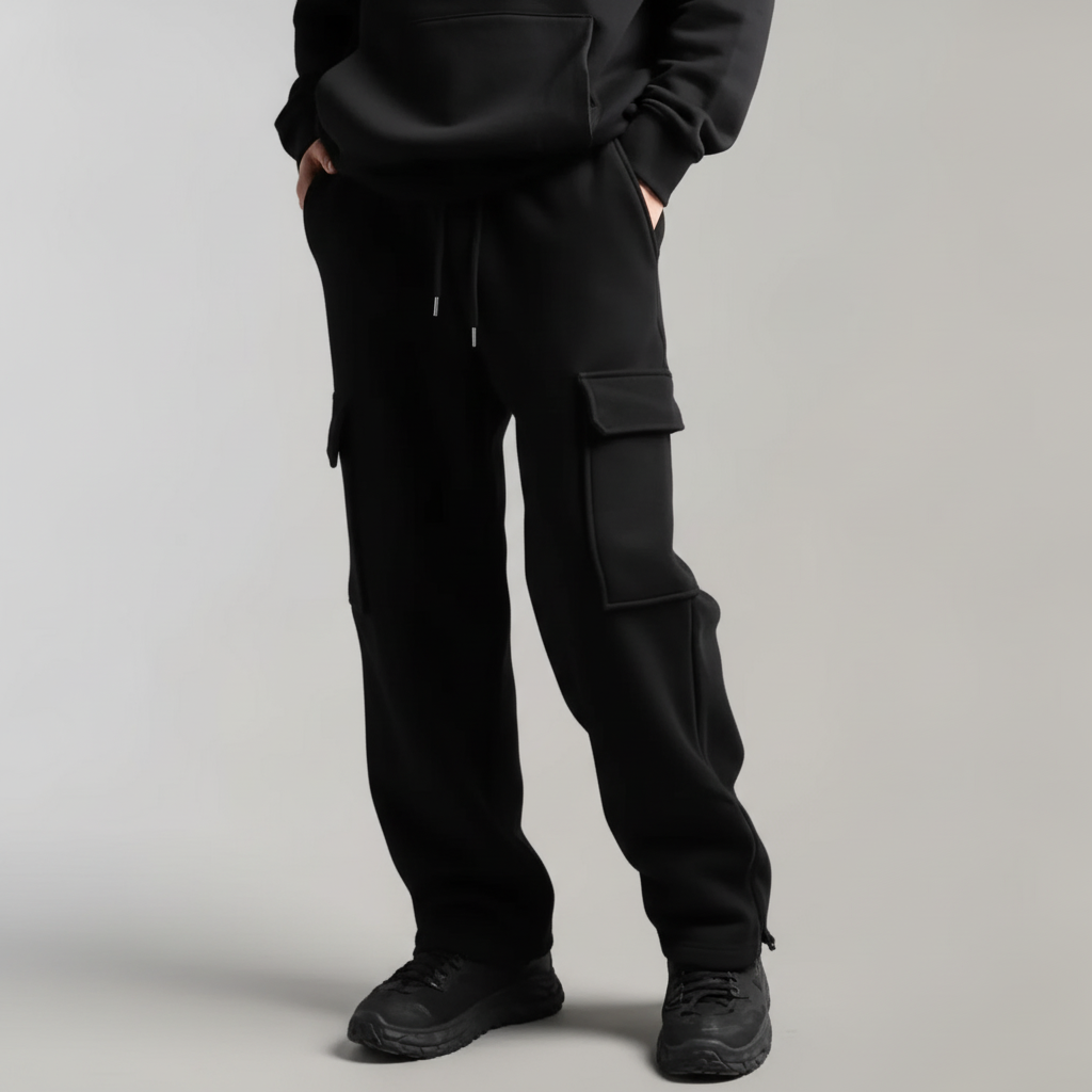 Afslappede Cargo-Sweatpants | Praktiske Lommer | Hverdag