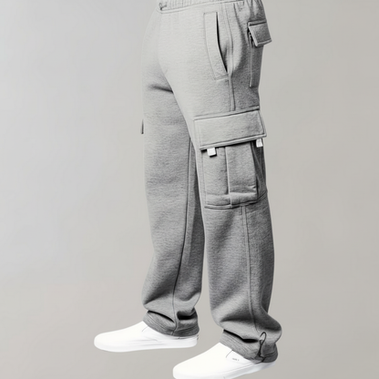 Afslappede Cargo-Sweatpants | Praktiske Lommer | Hverdag