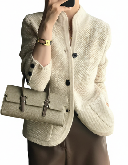 Tidløs Strikket Cardigan | Knaplukning | Hverdag & Fest