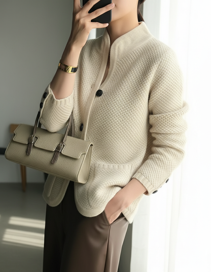 Tidløs Strikket Cardigan | Knaplukning | Hverdag & Fest