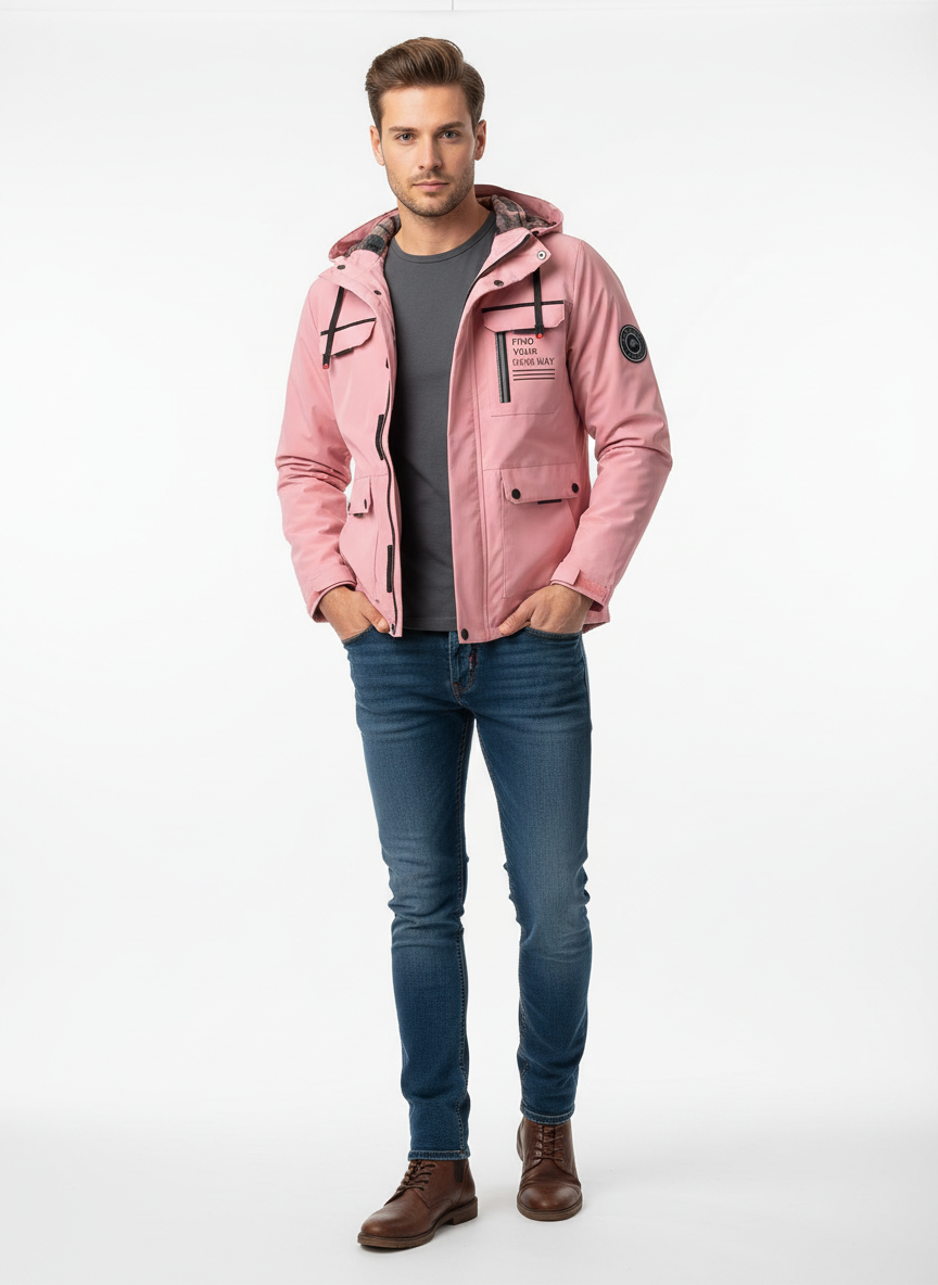 Funktionel Outdoorjakke | Mange Lommer | Helårsbrug