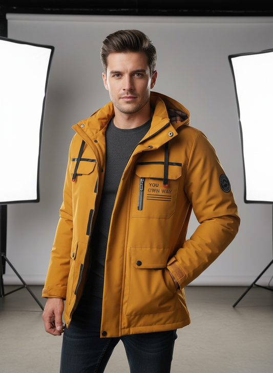 Funktionel Outdoorjakke | Mange Lommer | Helårsbrug