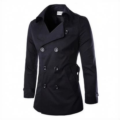 Klassisk Dobbeltspent Trenchcoat | Bomuldsblanding | Efterår