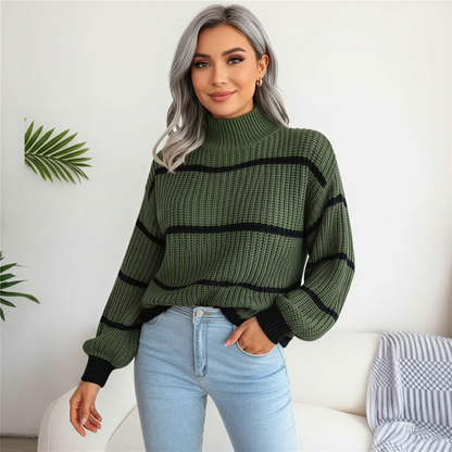 Afslappet striktrøje | Stribet design | Hverdagskomfort