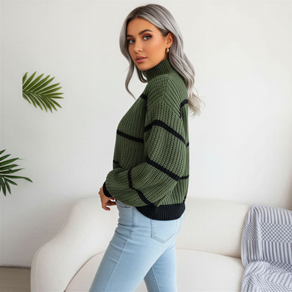 Afslappet striktrøje | Stribet design | Hverdagskomfort