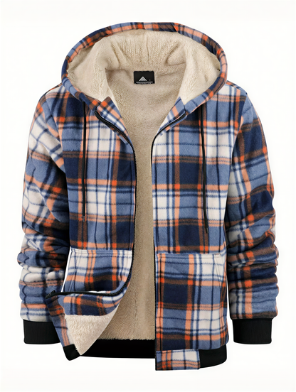 Casual Hættejakke | Varm Sherpa-foret | Vinter