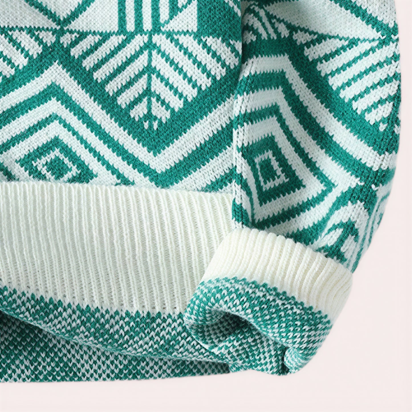 Geometrisk Striktrøje | Vinterstil | Mønstret