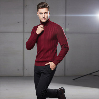 Klassisk Herre Sweater | Ribstrikket Design | Smart Casual