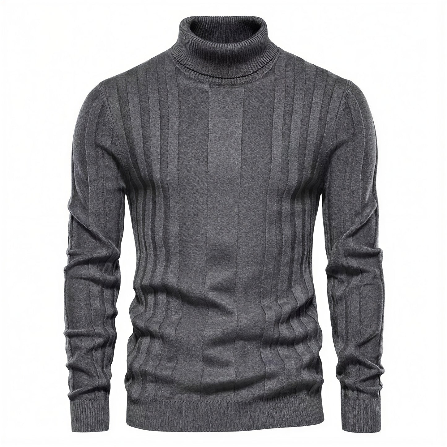 Klassisk Herre Sweater | Ribstrikket Design | Smart Casual