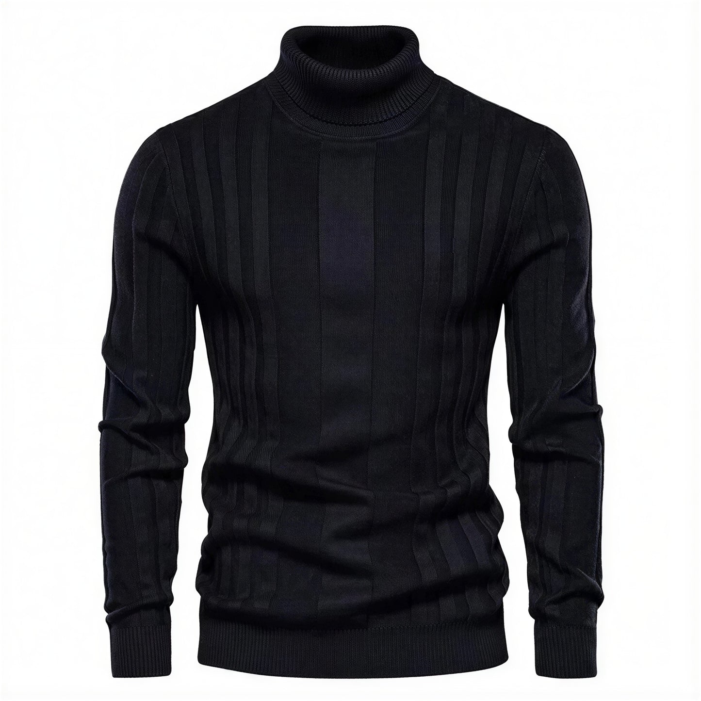 Klassisk Herre Sweater | Ribstrikket Design | Smart Casual