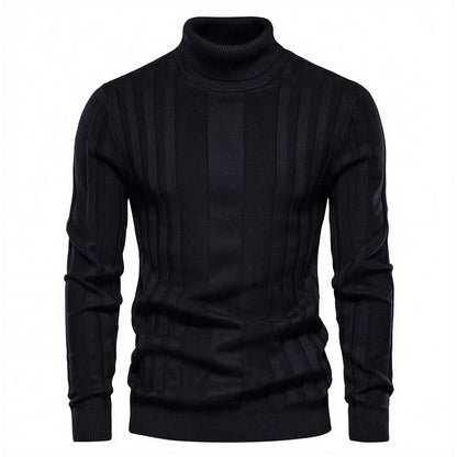 Klassisk Herre Sweater | Ribstrikket Design | Smart Casual