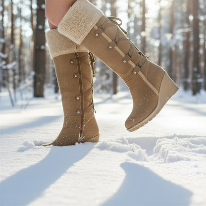 Tamara Vinterstøvler | Med Pelsdetalje | Casual Boho