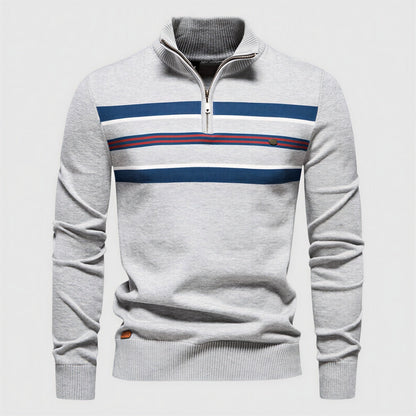 Herre Strikpullover | Sporty Design | Casual Brug