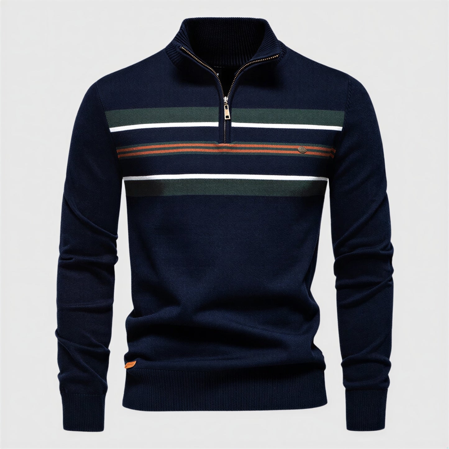 Herre Strikpullover | Sporty Design | Casual Brug