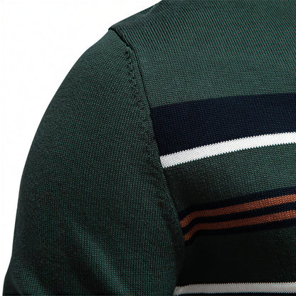 Herre Strikpullover | Sporty Design | Casual Brug