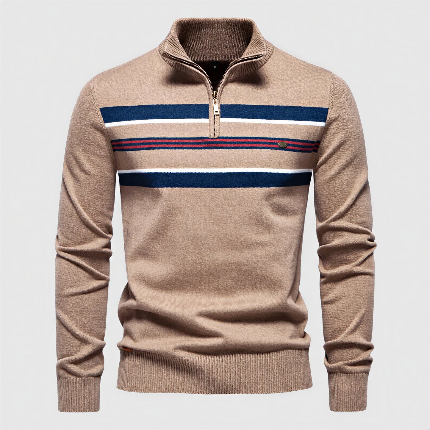 Herre Strikpullover | Sporty Design | Casual Brug