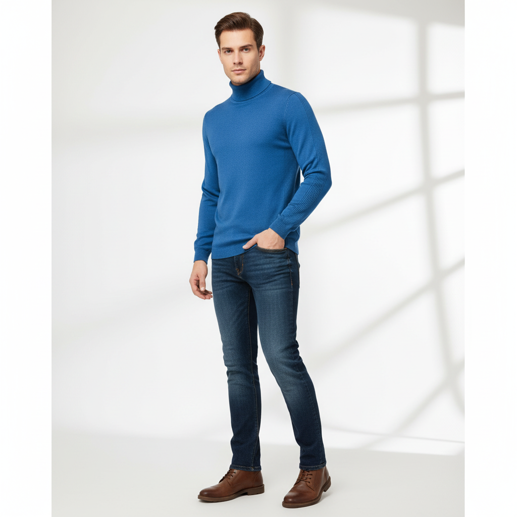 Moderne Striktrøje | Ribdetaljer | Helårsbrug