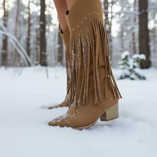 Western Støvler | Lange Frynser & Nitter | All Season