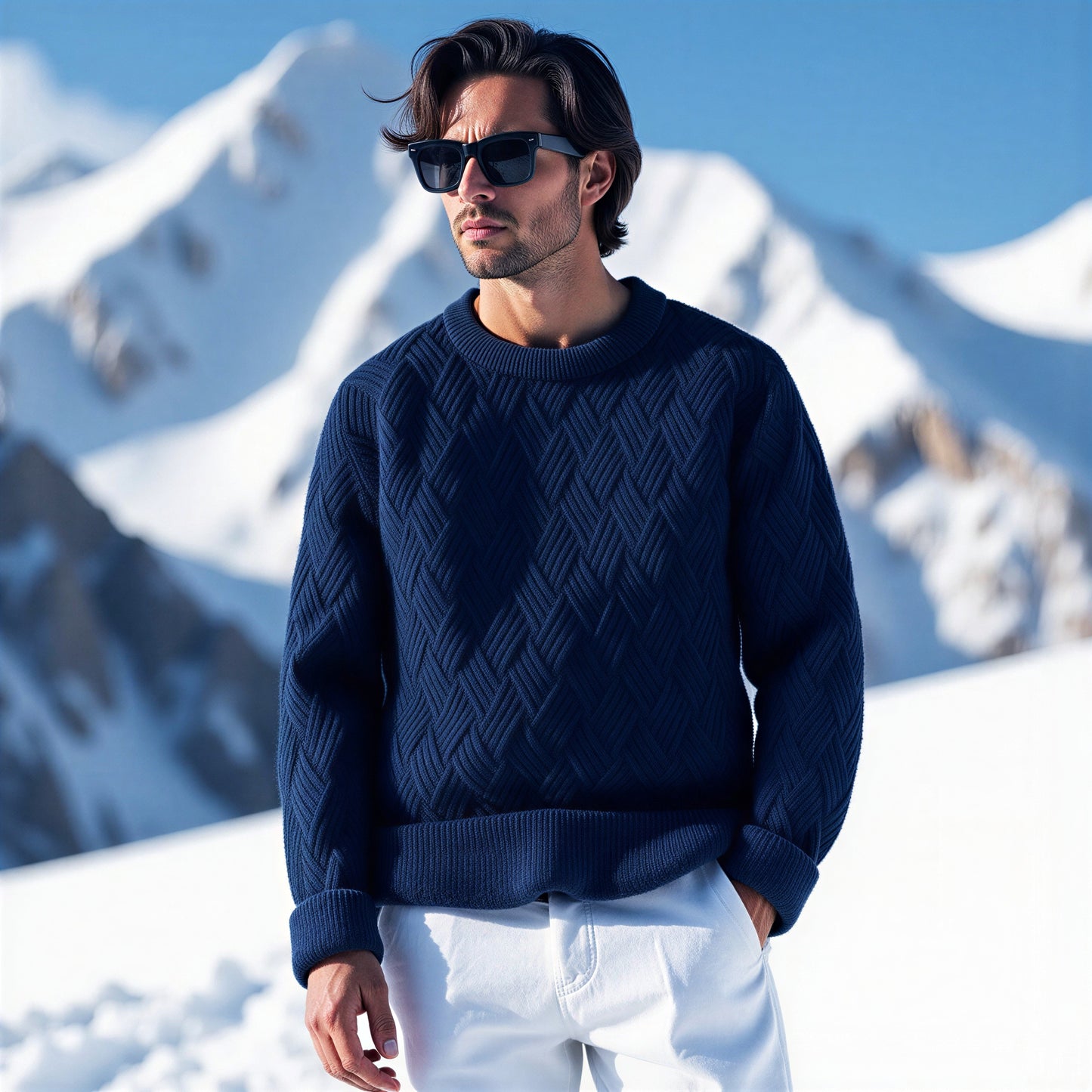 Wilfried Striktrøje | Tekstureret Strik | Vinter