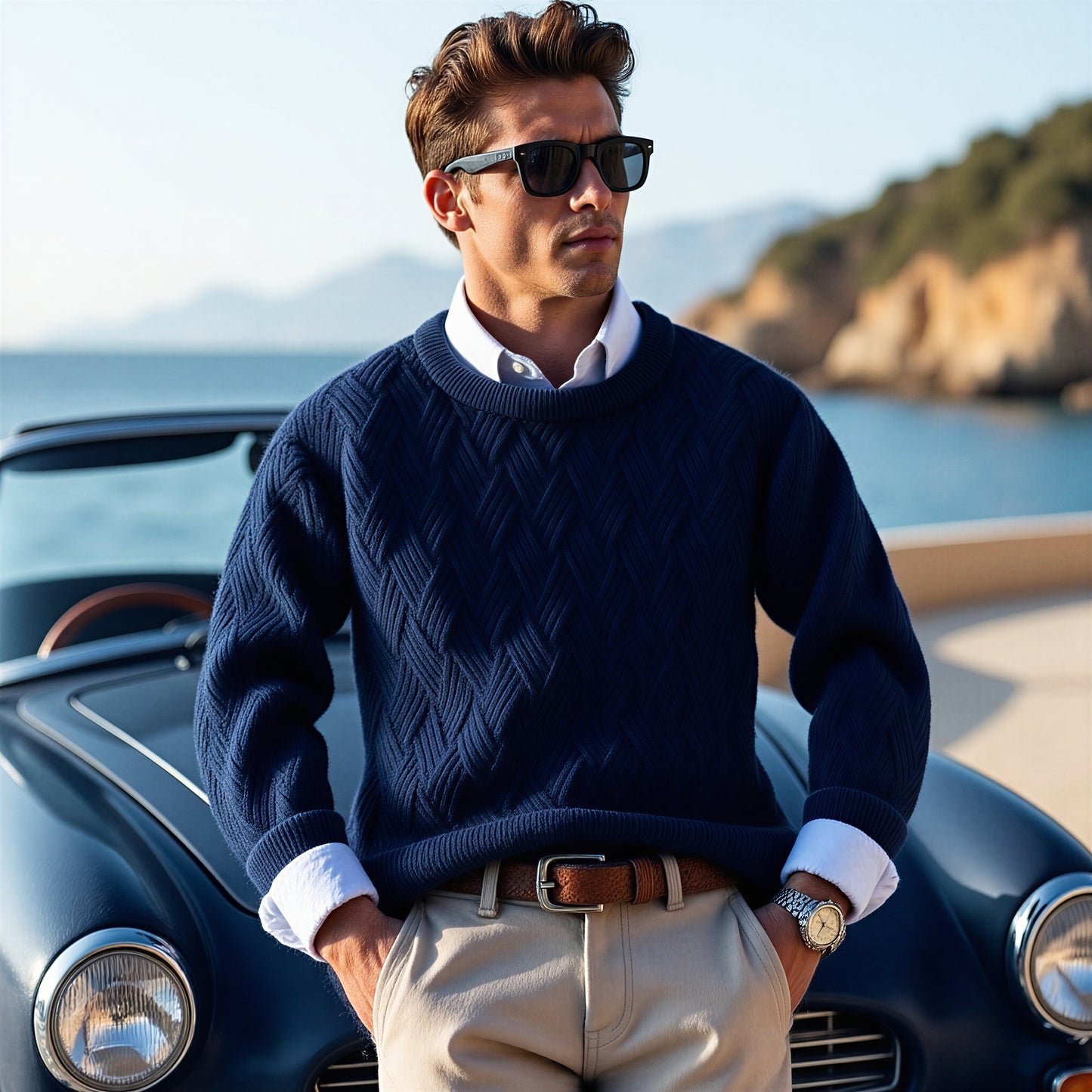 Wilfried Striktrøje | Tekstureret Strik | Vinter