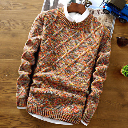 Afslappet Striktrøje | Diamant Kabelmønster | Hverdag