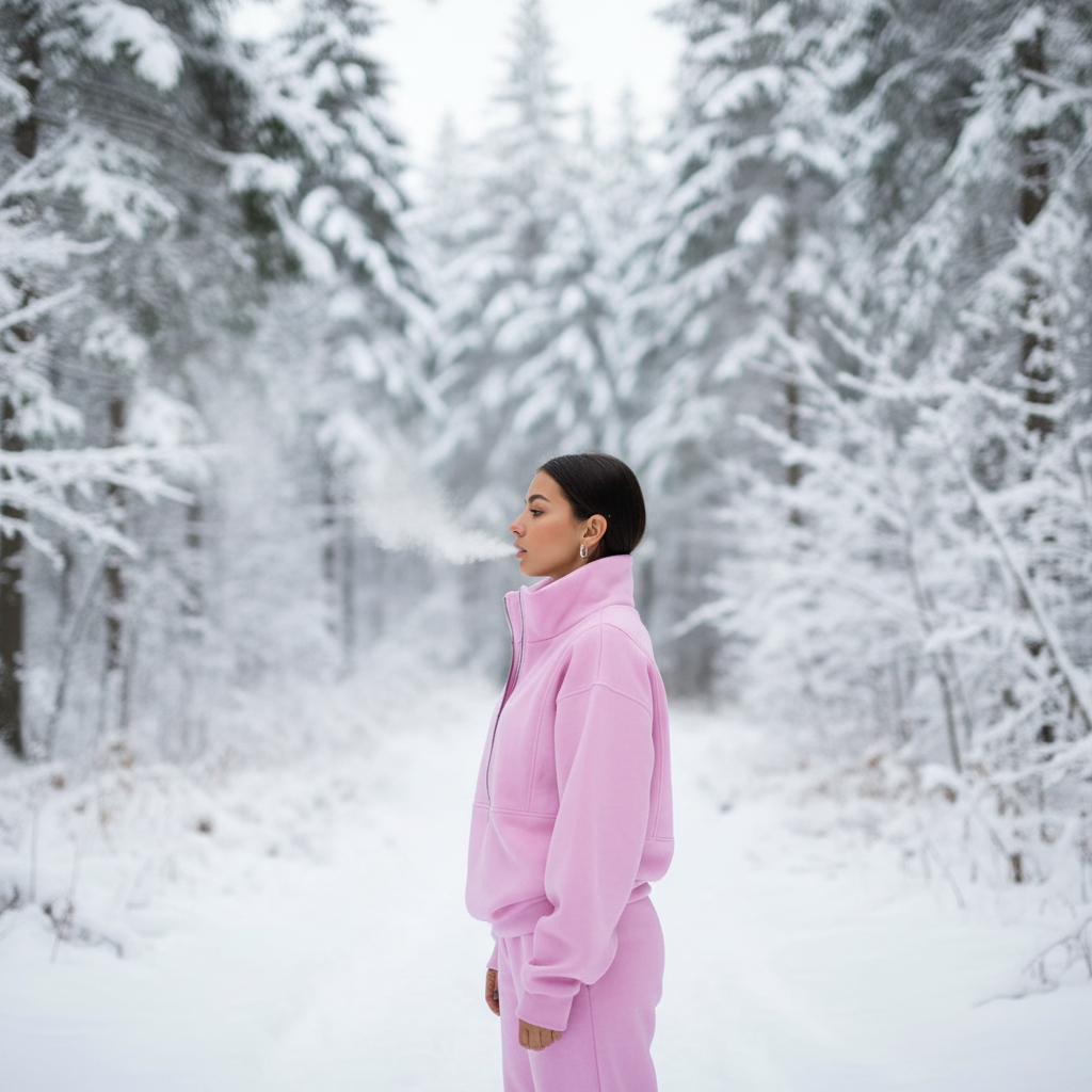 Afslappet Athleisure Sæt | Fleece Blend | Helårsbrug