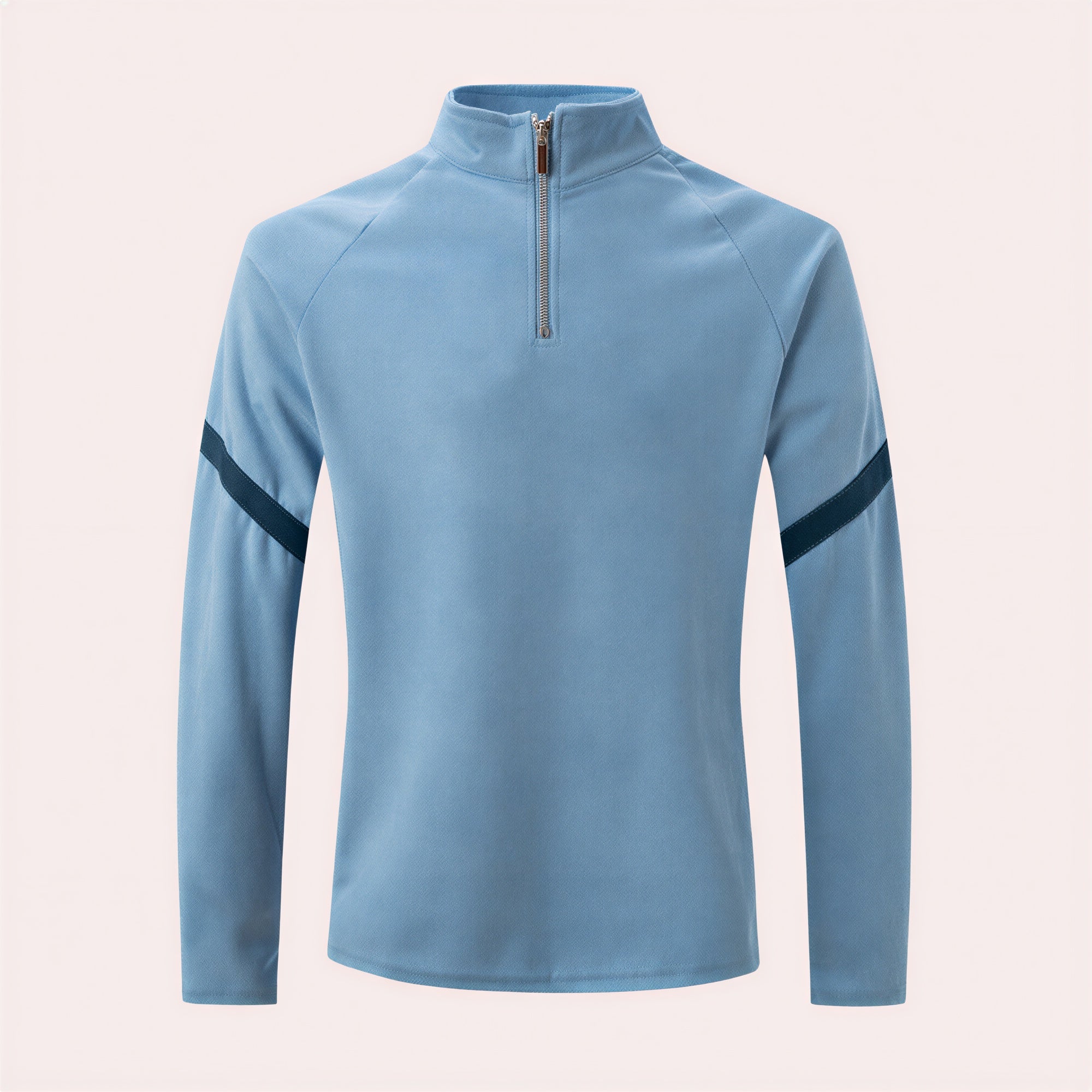 Athleisure Quarter-Zip | Blød Sueded Finish | Helårsbrug