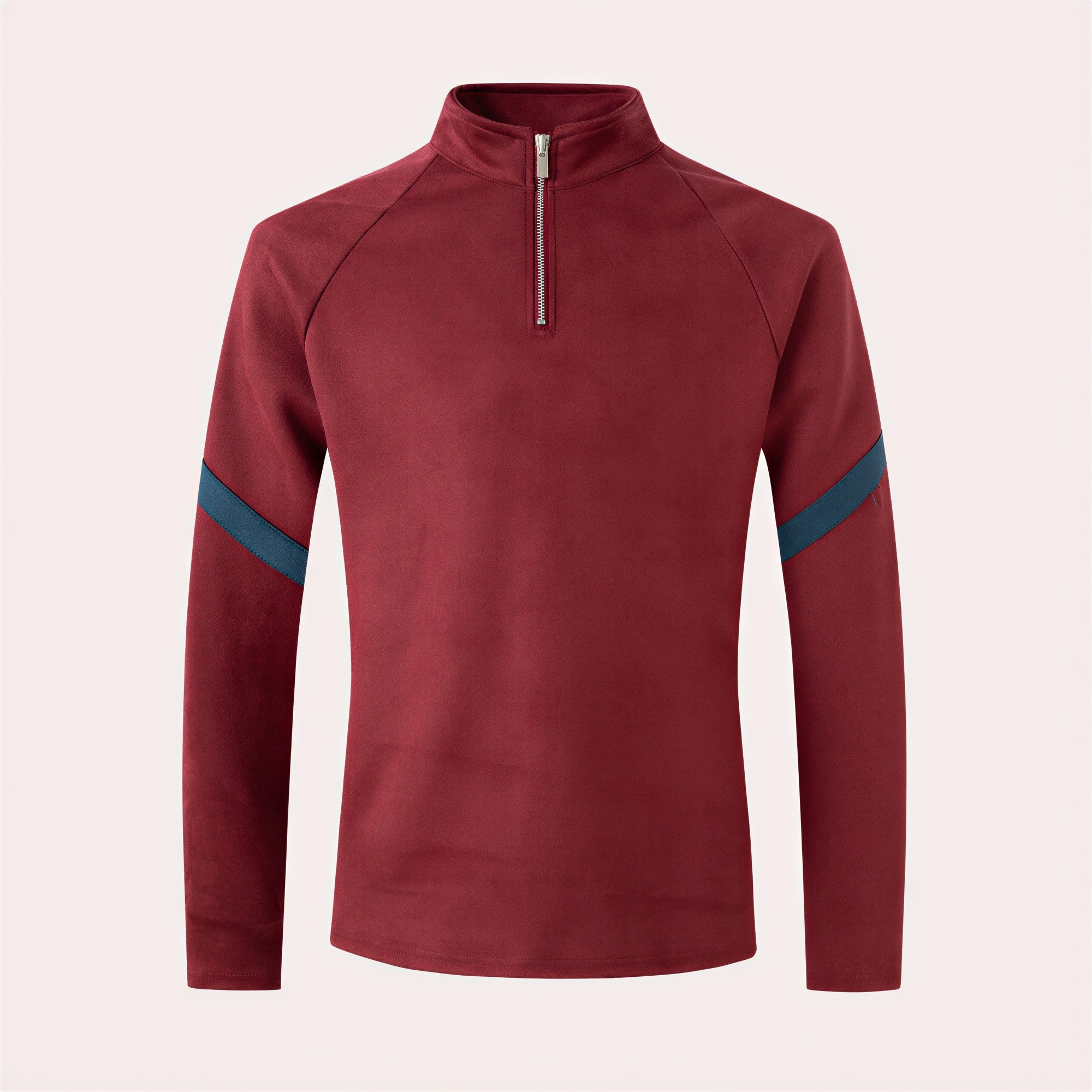 Athleisure Quarter-Zip | Blød Sueded Finish | Helårsbrug