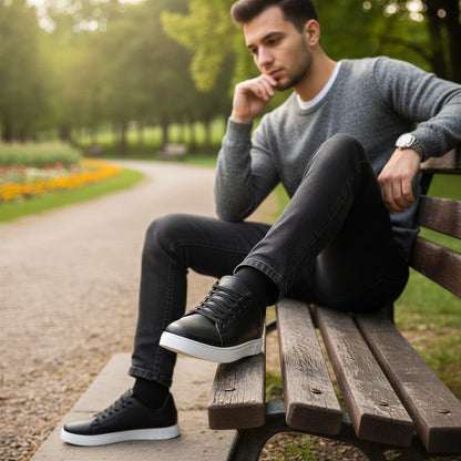 Klassiske Sneakers i Imiteret Læder | Alsidige | Hverdag