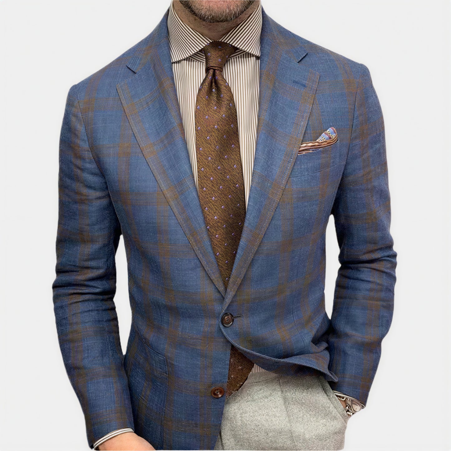Norideen Klassisk Blazer | Tekstureret Væv | Business Casual