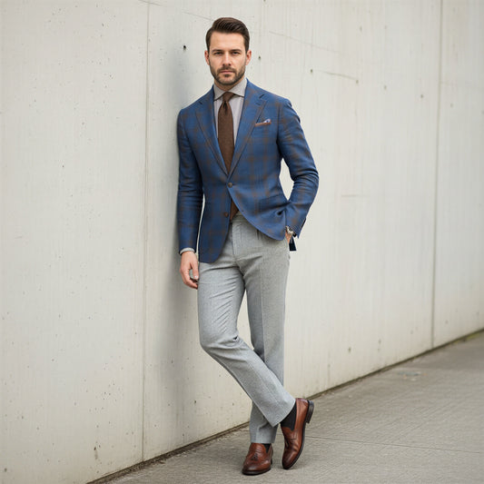 Norideen Klassisk Blazer | Tekstureret Væv | Business Casual