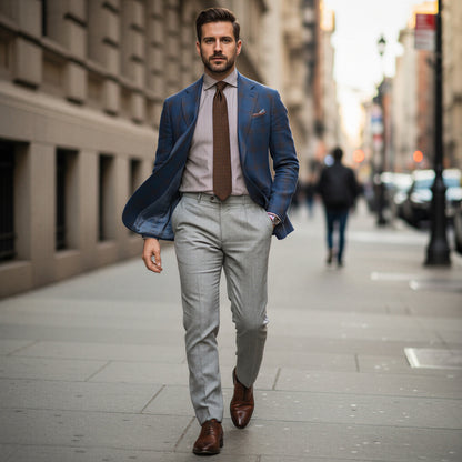Norideen Klassisk Blazer | Tekstureret Væv | Business Casual