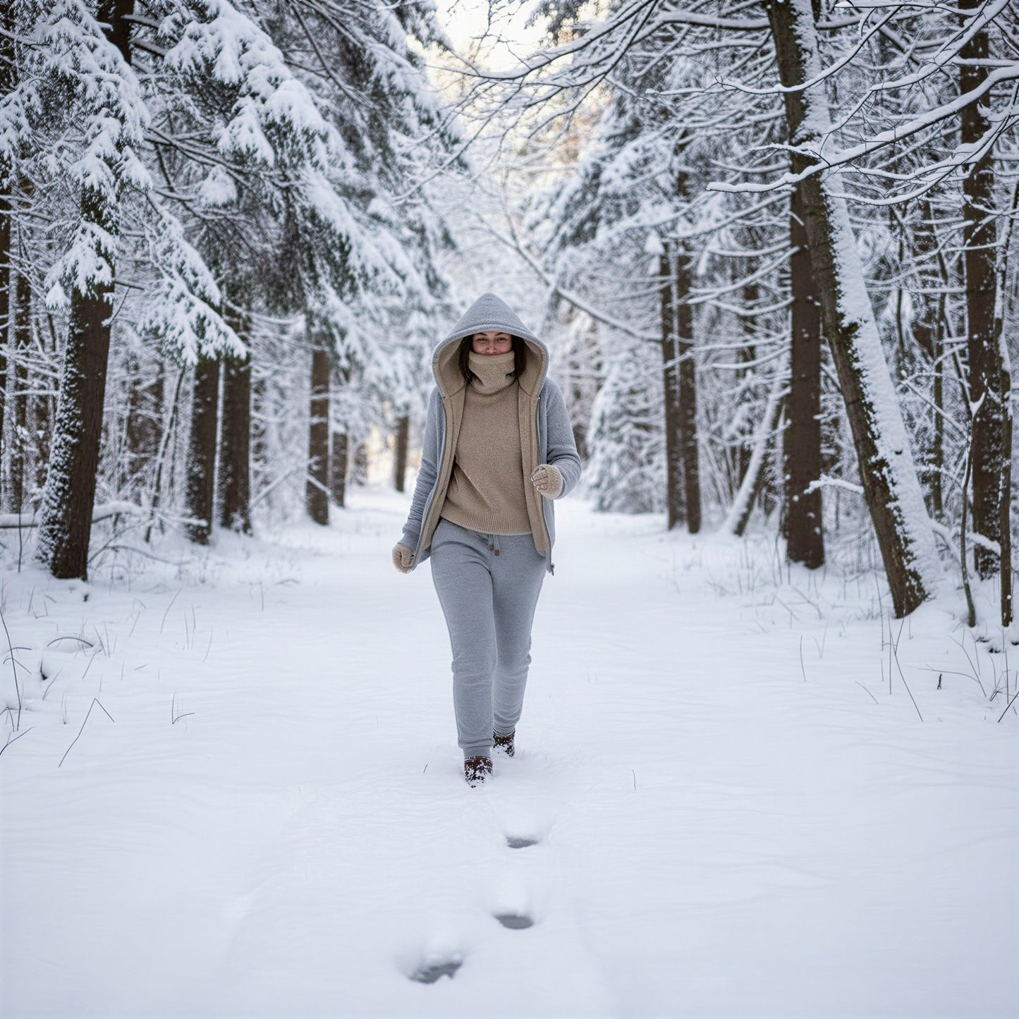 Afslappet Loungewear Sæt | Varm Fleece & Sherpa | Hele Året
