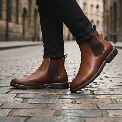 Klassiske Chelsea-støvler | Imiteret Læder | All Season