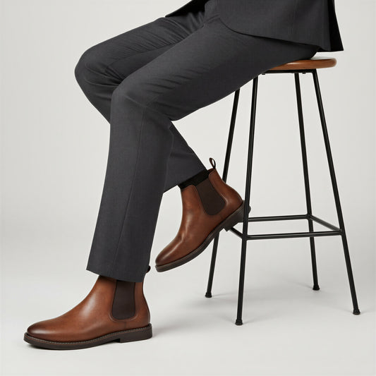 Klassiske Chelsea-støvler | Imiteret Læder | All Season
